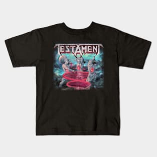 Metal Powerhouse Chronicles Testaments Band Tees for the Connoisseurs of Heavy Riffs Kids T-Shirt